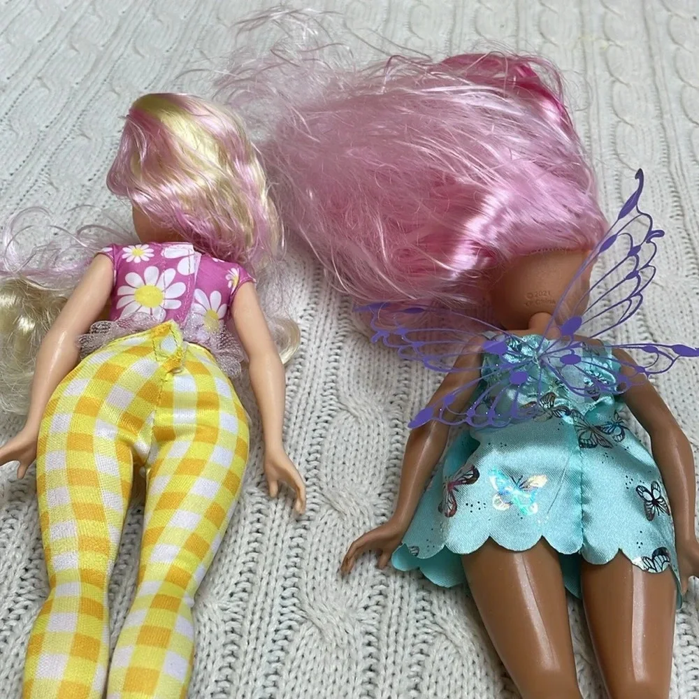 Hairmazing Fashion Forward Fashion Dolls – 2 in lot. Daisy Flower Fantasy Fairy